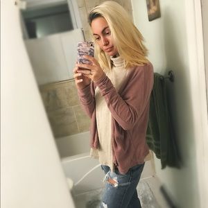 Mauve Cardigan